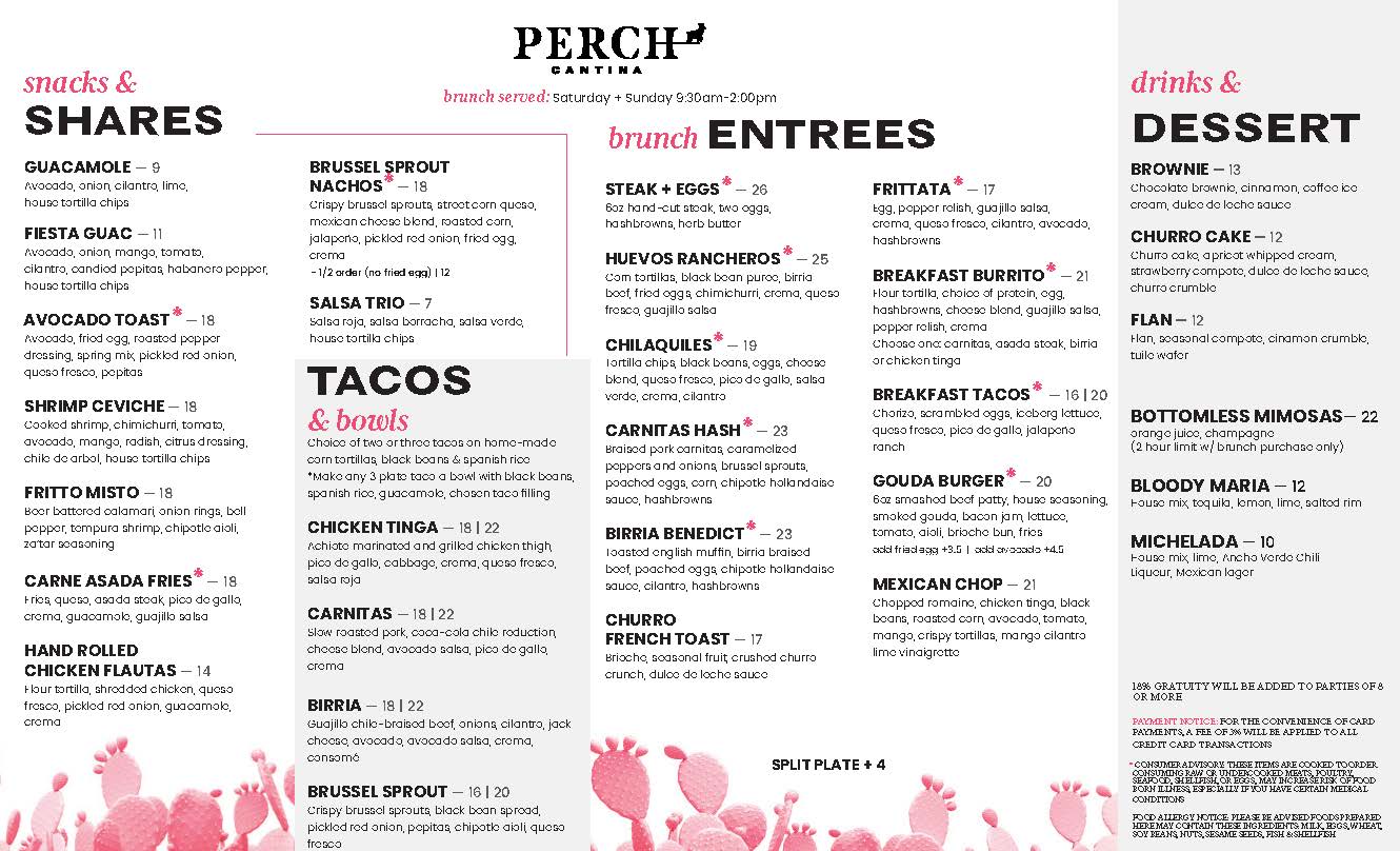 Perch brunch