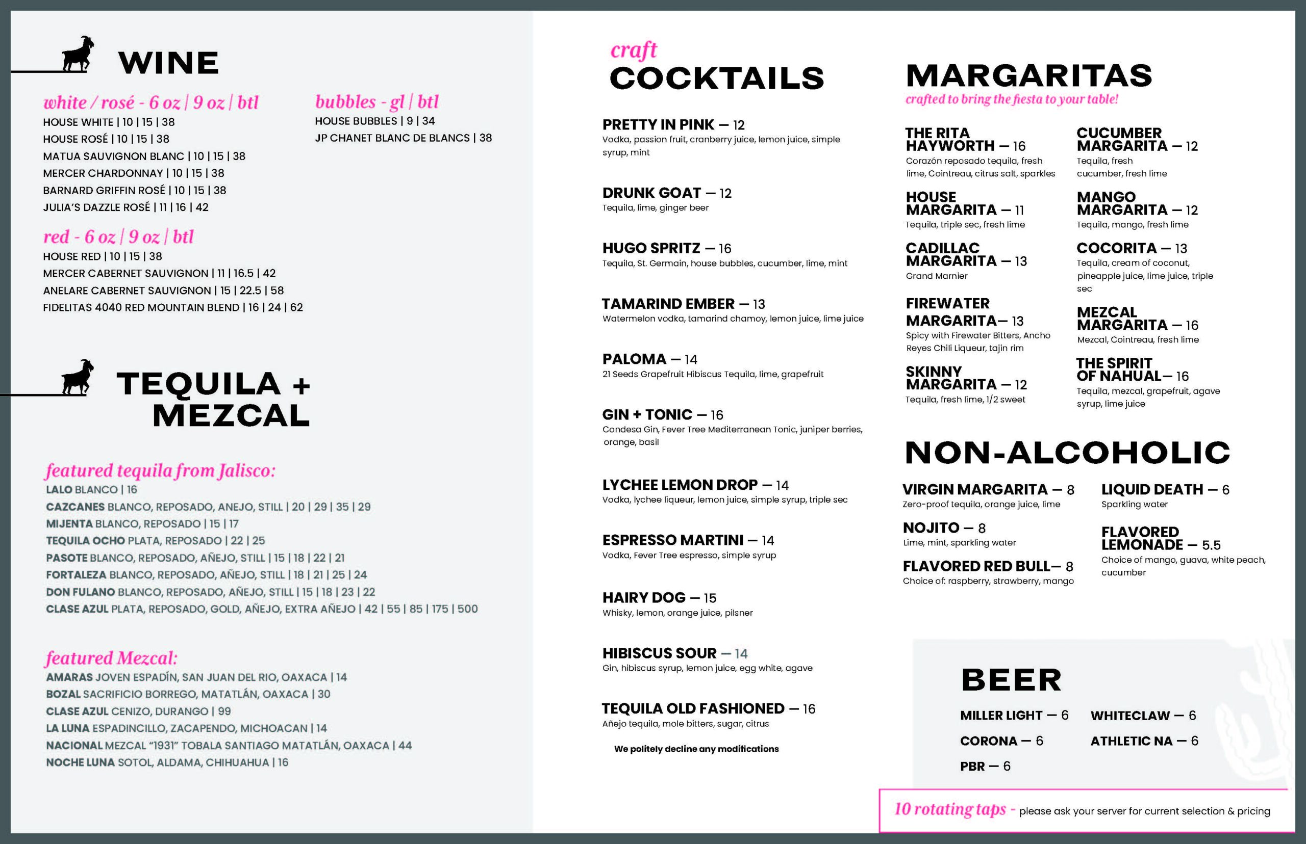 Perch cocktails
